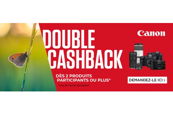 CANON DOUBLE CASHBACK